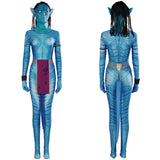 Film Avatar:The Way of Water Neytiri Combinaison Cosplay Costume Carnaval