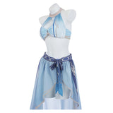 Genshin Impact Nilou Femme Bleu Jeu Cosplay Costume Carnaval