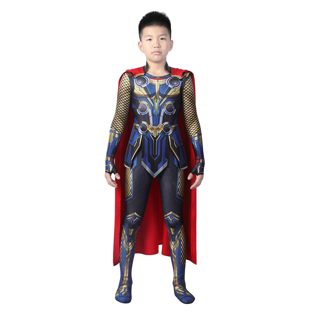 2022 Film Thor: Love and Thunder Thor Enfant Combinaison Cosplay Costume Halloween Carnival