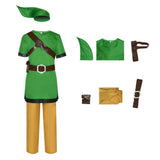 Enfant The Legend of Zelda: Skyward Sword Vert Cosplay Costume