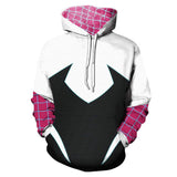Adulte Spider-Man Gwen Stacy Sweat-shirt Imprimé Costume