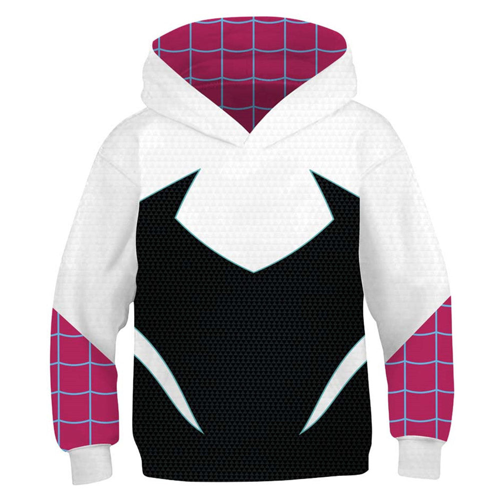 Déguisement Enfant Spider-Man Gwen Stacy Sweat-shirt Imprimé Costume