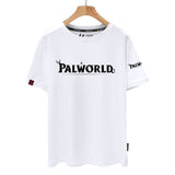 Jeu Palworld Icône Tee-Shirt Blanc Imprimé Costume Cosplay Design Original