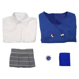 Cosplay Costume Veronica Sawyer Heathers(1988) Film Cosplay Tenue Bleue Femme