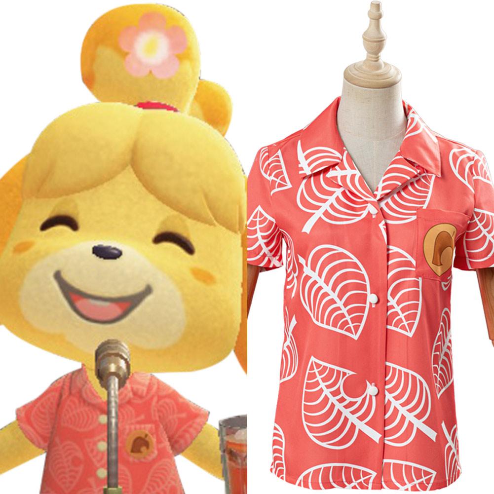 Animal Crossing Isabelle Chemise Cosplay Costume
