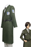 Attack on Titan S4  Shingeki no Kyojin Scouting Legion Manteau Uniforme Cosplay Costume