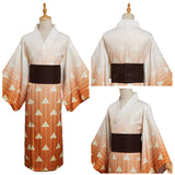 Demon Slayer Agatsuma Zenitsu Kimono Cosplay Costume