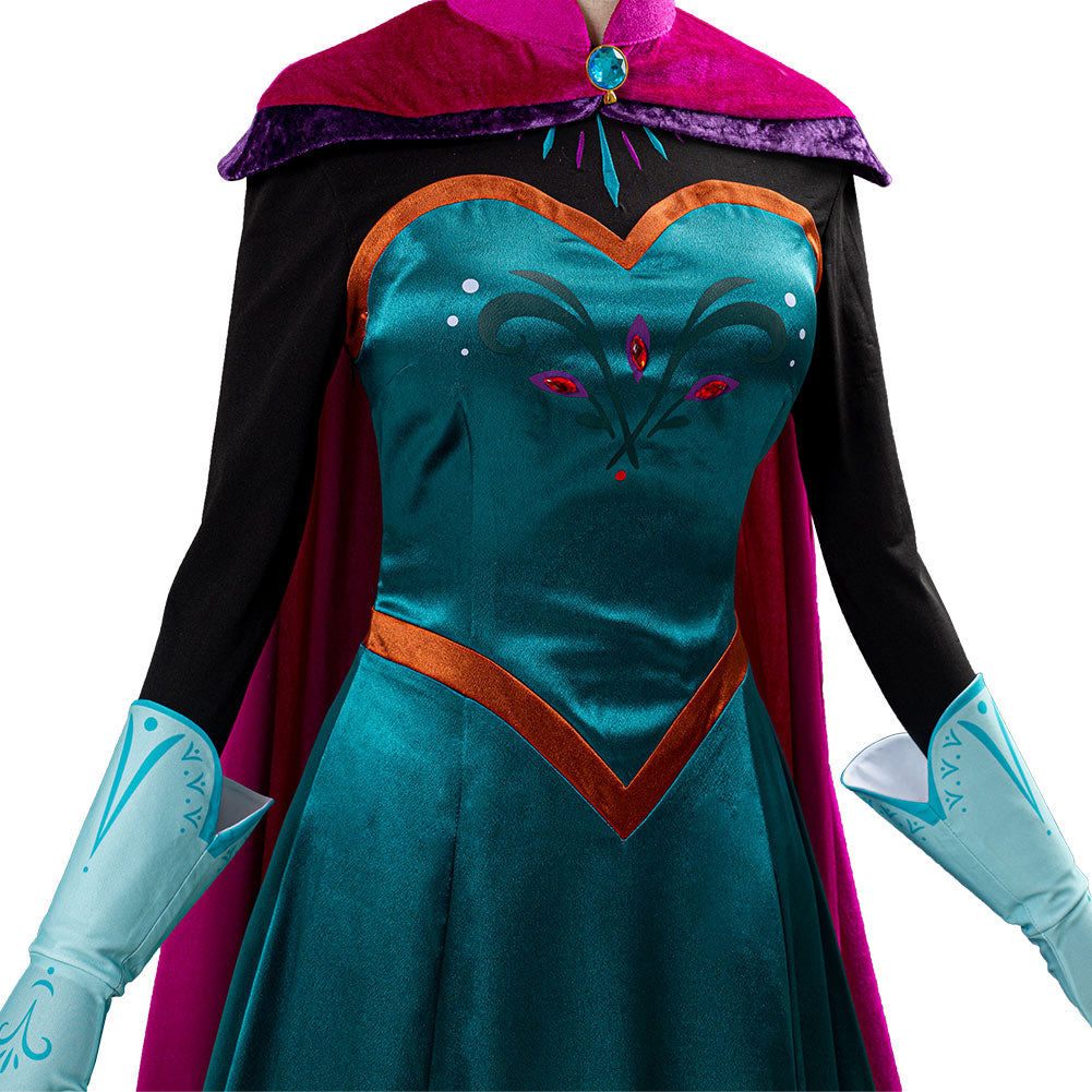 La Reine des neiges Frozen Elsa Robe Halloween Carnaval Cosplay Costume