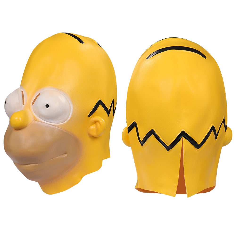The Simpsons Homer Jay Simpson Masque En Latex Fête Cosplay Halloween