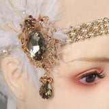 1920s Adulte Vintage Crystal Vêtements de tête Pièce de tête Accessoire