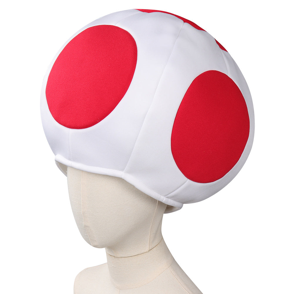 Adulte Super Mario Bros Toad Kinopio Rouge Chapeaux Carnaval Accessori Cosplaycartfr 8222