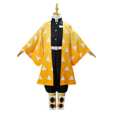 Les Rôdeurs de la nuit Kimetsu no Yaiba Agatsuma Zenitsu Uniforme Enfantin Cosplay Costume