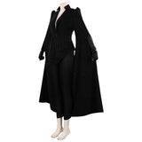 2021 Cruella Emma Stone Cruella Manteau Noir Cosplay Costume