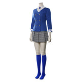 Cosplay Costume Veronica Sawyer Heathers(1988) Film Cosplay Tenue Bleue Femme