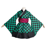 Kimetsu no Yaiba Kamado Tanjirou Lolita Robe Cosplay Costume
