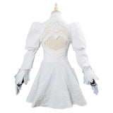 SoulCalibur VI 2B Robe Robe Blanche Cosplay Costume