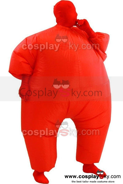 Gonflable Combinaison Taille d'Adulte Cosplay Costume Version Rouge