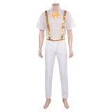 Adulte Film Barbie Allan Tenue Homme Blanc Cosplay Costume