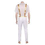 Adulte Film Barbie Allan Tenue Homme Blanc Cosplay Costume