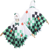 Adulte Kimetsu No Yaiba Kamado Tanjirou Cape Fantôme Cosplay Costume Halloween