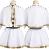 Anime Frieren Femme Blanc Robe Cosplay Costume