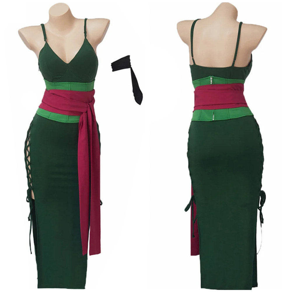 One Piece Femme Roronoa Zoro Robe Cosplay Costume – Cosplaycart.fr