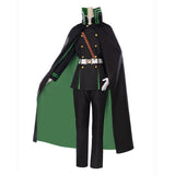 Anime Owari no Serafu Yuichiro Hyakuya Tenue Noir Cosplay Costume