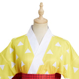 Kimetsu no Yaiba Agatsuma Zenitsu Lolita Robe Cosplay Costume