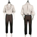 Generisch Costume Médiéval Pour Homme - Tunique D'Halloween - Chemise à Lacets Médiévale - Chemisier à Lacets - Cosplay - Tunique Médiévale - Costume Gilet, Débardeurs (vert Armée, M - 8