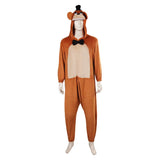 bear one-piece pajamas Cosplay Costume Outfits Halloween Carnival Suit Five Nights At Freddy\\'s bear one-piece pajamas Freddy FNAF