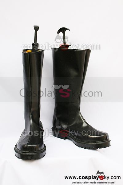 Black Butler Drocell Caines Botte Noire Cosplay Chaussures