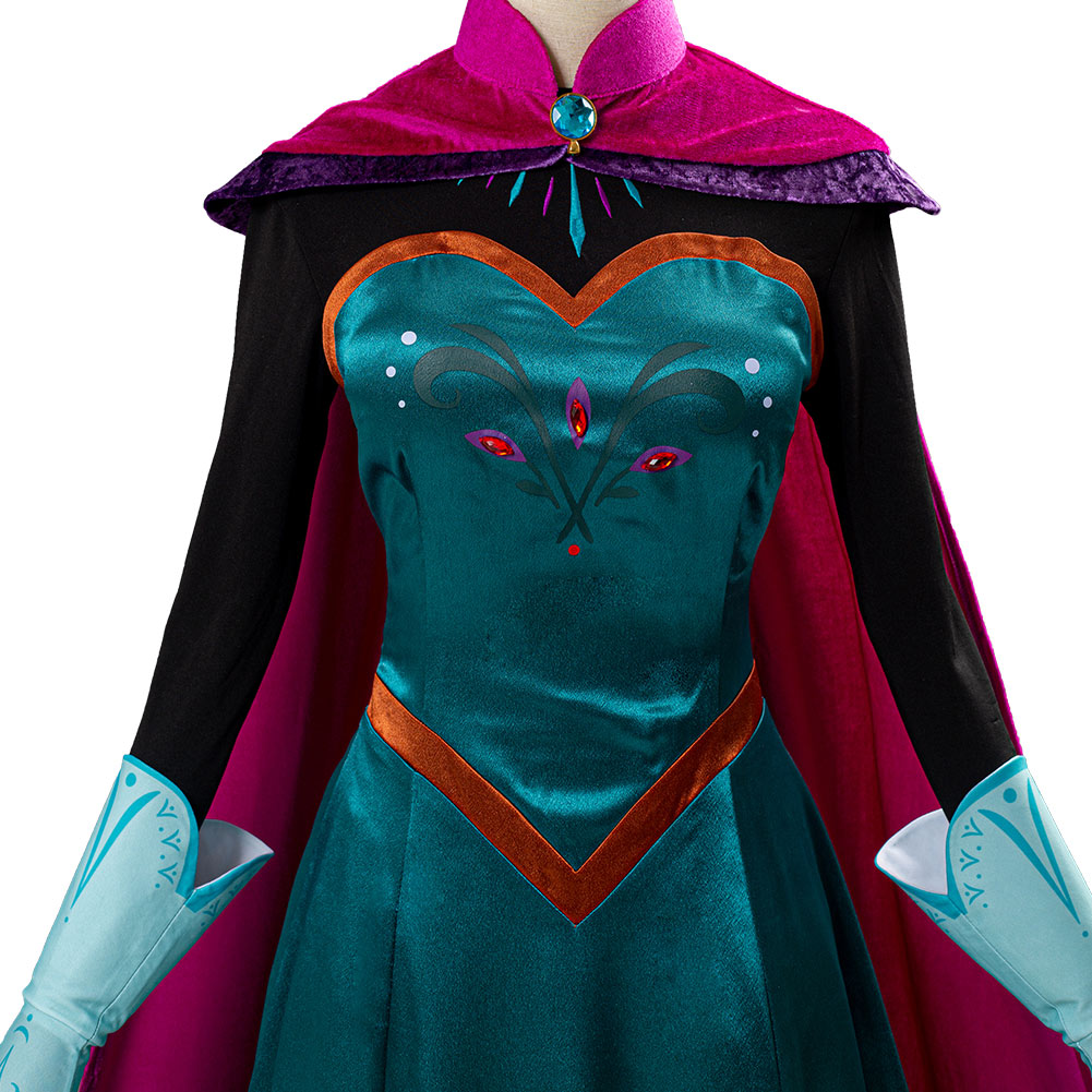Robe Reine Costume Halloween Reine Des Neiges Robe La Reine Des