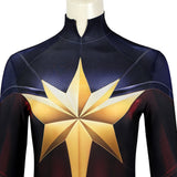 Captain Marvel Carol Danvers Combinaison Cosplay Costume