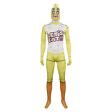 Five Nights At Freddy's FNAF Chica Combinaison Jeu Cosplay Costume Halloween