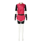 Resident Evil Claire Redfield Rouge Tenue Jeu Cosplay Costume