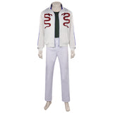 Crick TV One Piece Gin Blanc Pirate Homme Cosplay Costume