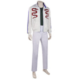 Crick TV One Piece Crick Blanc Pirate Homme Cosplay Costume