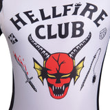 Stranger Things Hellfire Club Maillot de Bain Design Original Cosplay Costume