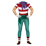 Adulte One Piece Buggy Combinaison Cosplay Costume