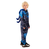 Déguisement Blue Beetle Combinaison pour Enfant Costume d'Halloween 