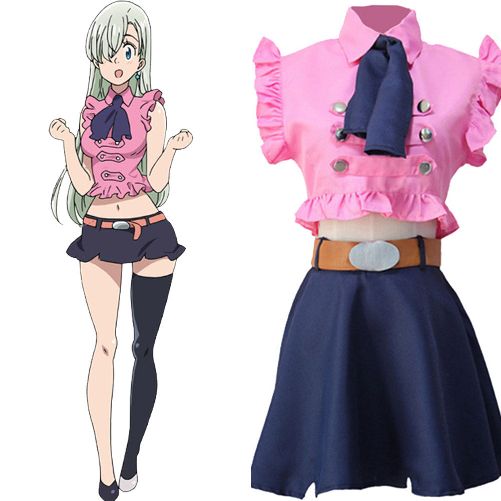 The Seven Deadly Sins Elizabeth Liones Cosplay Costume