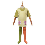 Enfant Fifi Brindacier Pippi Jaune Robe Cosplay Costume