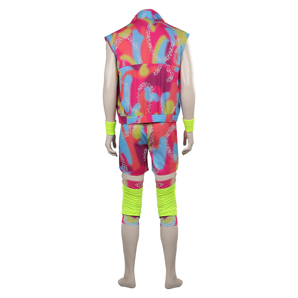 Enfant Barbie Ken Plage Tenue Ryan Gosling Rollerblade Tenue Cosplay C ...