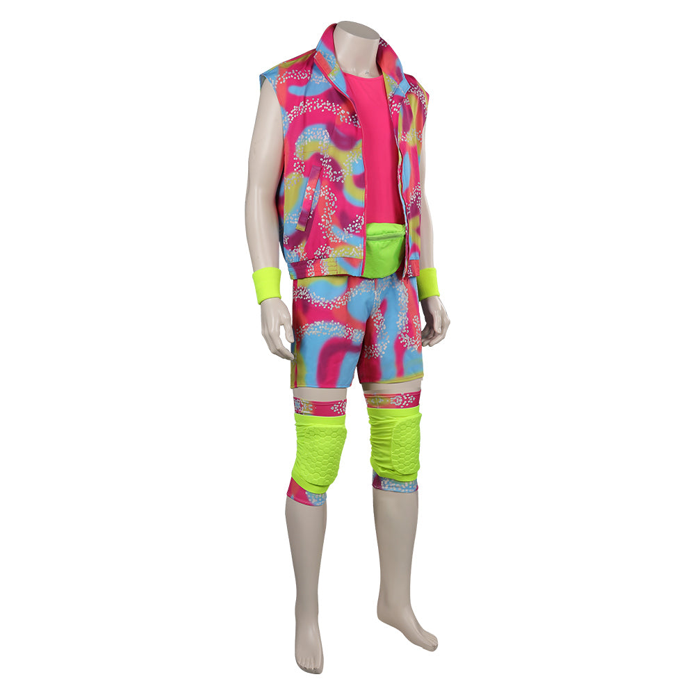 Enfant Barbie Ken Plage Tenue Ryan Gosling Rollerblade Tenue Cosplay C ...