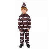 Enfant Film Wonka(2023) Chocolate Combinaison Cosplay Costume
