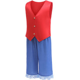 Enfant One Piece Luffy Cosplay Costume