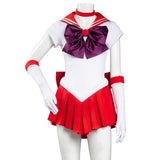 Sailor Moon Hino Rei Uniforme Halloween Carnaval Cosplay Costume