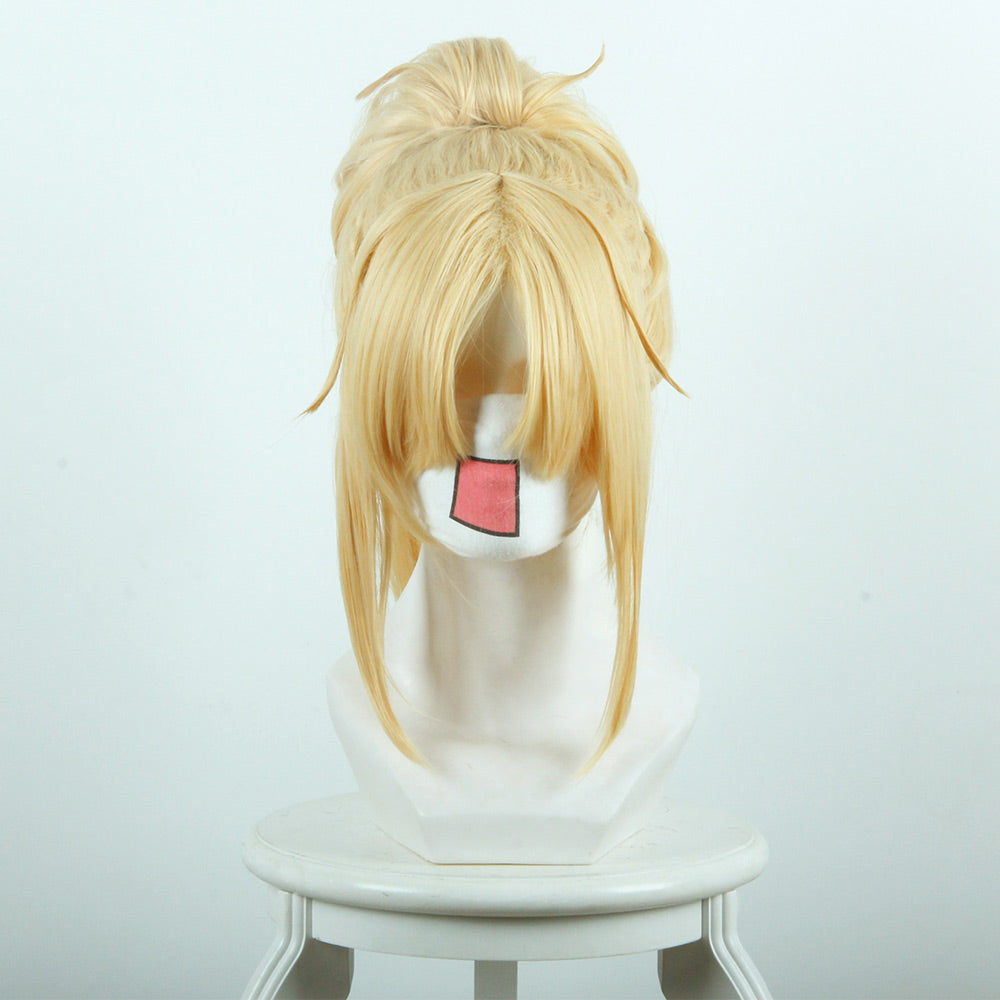 Fate/Apocrypha FA Saber Rouge Mordred Cosplay Perruque