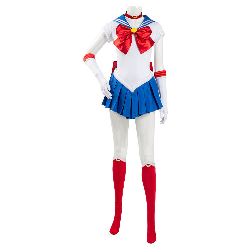 Sailor Moon Tsukino Usagi Uniforme Halloween Carnaval Cosplay Costume –
