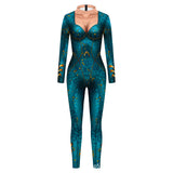 Film Aquaman Mera Combinaison Cosplay Costume